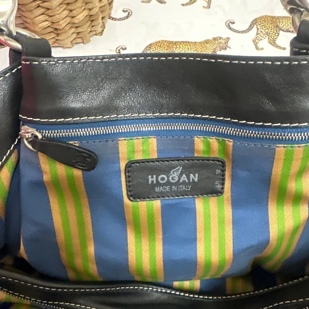 Hogan black leather shoulder bag - Picture 6 of 9